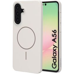 Mobiparts Slim Line Samsung Galaxy A56 MagSafe Hårdt Bagsidecover - Off White
