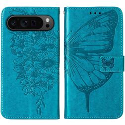 Mobigear Butterfly Google Pixel 9 Pro Wallet case - Blue