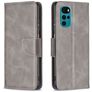 Mobigear Excellent Motorola Moto G22 Funda tipo libro Cartera - Gris