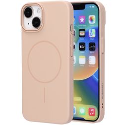 Mobiparts Slim Line iPhone 14 MagSafe Funda Plástico rígido Carcasa - Dune Sand