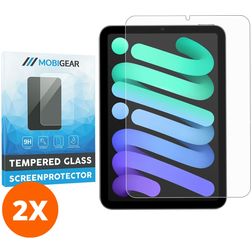 Mobigear iPad Mini 6 (2021) Vidro temperado Película de ecrã - Compatível com capas (Pack de 2)