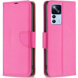 Mobigear Wallet Xiaomi 12T Wallet case - Magenta