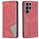 Mobigear Rhombus Slim Samsung Galaxy S24 Ultra Pungetui - Rød
