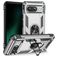 Mobigear Armor Ring Google Pixel 8a Hardcase Back cover Antiurto con anello - Argento