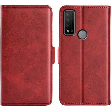 Mobigear Slim Magnet TCL 20 R 5G Etui z klapką typu portfel - Czerwony