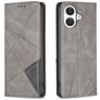 Mobigear Rhombus Slim iPhone 17 Pungetui - Grå