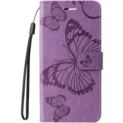 Mobigear Butterfly HONOR 200 Lite Plånboksfodral med sedelfack - Lila