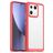 Mobigear Crystal Xiaomi 13 Hard Case Back cover - Clear / Red