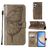 Mobigear Butterfly Samsung Galaxy A35 Cover a libro portafoglio - Grigio