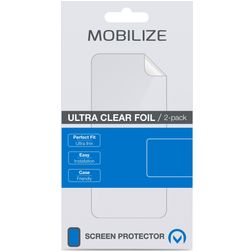 Mobilize Xiaomi Mi 9 Lite Película de ecrã em plástico - Compatível com capas (Pack de 2)
