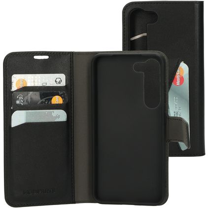 Mobiparts Classic Wallet Samsung Galaxy S23 Knížkové pouzdro Peněženka - Černá