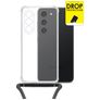 My Style Loop Clear Samsung Galaxy S23 Plus Flexible TPU Case with lanyard - Clear