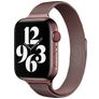 Mobigear Slim Loop Milanesisk loop Apple Watch Armband Magnetlås - 49/46/45/44 mm - Brun