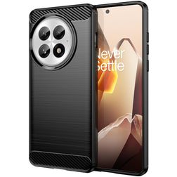 Mobigear Brushed Slim OnePlus 13 Elastyczne TPU Etui plecki - Czarny