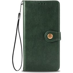 Mobigear Snap Button Samsung Galaxy S20 FE Funda tipo libro Cartera - Verde