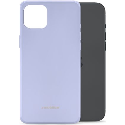 Mobilize Rubber Gelly iPhone 15 Plus Flexible TPU Back cover - Pastel Purple