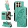 Mobigear Butterfly Xiaomi 15T Pro Capa livro Carteira - Verde