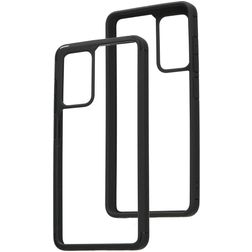 Mobiparts Rugged Clear Samsung Galaxy A52 Hardcase Back cover Antiurto - Trasparente / Nero