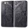 Mobigear Butterfly iPhone 7 Lompakkokotelo + Setelitasku - Musta