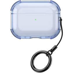 Mobigear Crystal Clip Apple AirPods Pro 3 Cover TPU flessibile - Blu