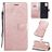 Mobigear Butterfly Samsung Galaxy A51 Capa livro Carteira - Rosa dourado