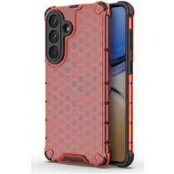 Mobigear Honeycomb Samsung Galaxy S26 Plus Hard Case Back cover Shockproof - Red