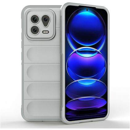 Mobigear Bumpy Xiaomi 13 Flexible TPU Back cover - Grey