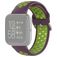 Mobigear Sport Plus Buckle Silikon Fitbit Versa 2 Armband Spänne - Grön / Lila