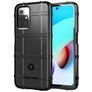 Mobigear Rugged Shield Xiaomi Redmi 10 4G Elastyczne TPU Etui plecki Wstrząsoodporne - Czarny