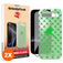 GrizzlyCoat Easy Align iPhone 17 Pro Cristal templado Protector de pantalla - Compatible con fundas + Marco de instalación (pack de 2)