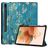 Mobigear Tri-Fold Gel Samsung Galaxy Tab S7 FE TPU / Umělá kůže Knížkové pouzdro + Držák na stylus - Almond Blossoms