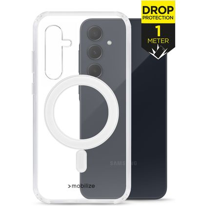 Mobilize Naked Protection Transparent Samsung Galaxy A35 MagSafe Fodral Hårdplast Skal Stötsäkert - Transparent