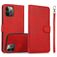 Mobigear Wallet iPhone 16 Pro Max Cover Aftageligt 2-i-1-pungetui med Seddelrum - Rød
