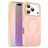 Mobigear Shockproof iPhone 18 Pro MagSafe Hårdt Bagsidecover - Rouge Powder