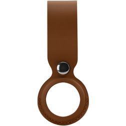 Xccess Loop Apple AirTag Case Keyring - Brown