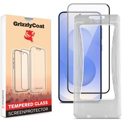 GrizzlyCoat Easy Align Samsung Galaxy S26 Plus Vetro Protezione schermo - Compatibile con le cover + Telaio di installazione