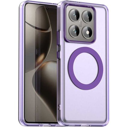 Mobigear Shockproof Xiaomi 14T MagSafe Fodral Hårdplast Skal - Lila