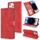 Mobigear Wallet iPhone 14 Pro Funda tipo libro Cartera - Rojo