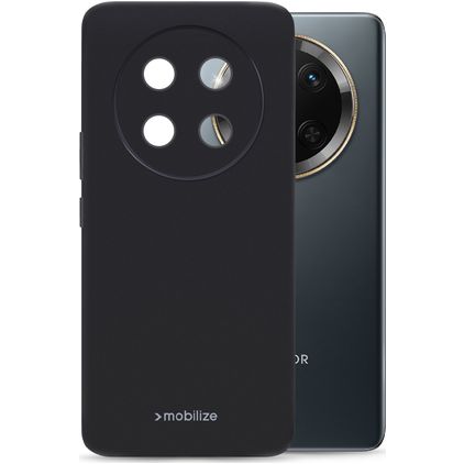 Mobilize Rubber Gelly HONOR Magic 7 Flexibel TPU Skal - Svart