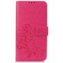 Mobigear Clover OnePlus 6T Knížkové pouzdro Peněženka - Purpurová
