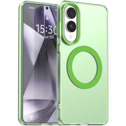 Mobigear Shockproof Samsung Galaxy S25 Edge MagSafe Hardcase Back cover - Verde