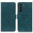 Mobigear Croco Samsung Galaxy S21 FE Pungetui med Seddelrum - Grøn