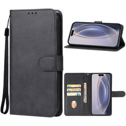 Mobigear Wallet iPhone 16 Pro Max Etui z klapką typu portfel - Czarny