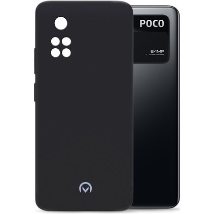 Mobilize Rubber Gelly POCO M4 Pro 4G Flexible TPU Back cover - Matt Black