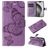 Mobigear Butterfly iPhone 16 Pro Max Etui z klapką typu portfel - Fioletowy