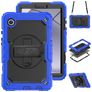 Mobigear SureGrip Xtreme Samsung Galaxy Tab A11 Cover Hård plast / Silikone Bagsidecover + Skulderrem + Stander - Blå