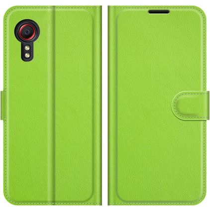 Mobigear Classic Samsung Galaxy Xcover 5 Plånboksfodral med sedelfack - Grön