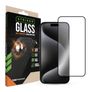 Striker Xtreme Impact iPhone 15 Pro Glas Skærmbeskytter - Case Friendly