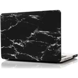 Mobigear Marble MacBook Pro 13 tommer (2008-2012) Hardshell Laptopcover MacBook Case - Sort - Model A1278