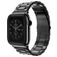 Mobigear Antwerp Steel Apple Watch Strap Butterfly closure - 49/46/45/44 mm - Black
